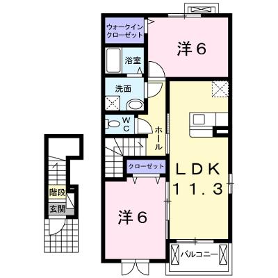レスパス　Ⅰ 203【管理NO：1-017964701-02030】 ★家具家電は申し込み後に搬入します★ ★2026年09月中旬入居可能★の物件画像