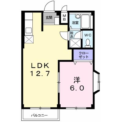 サンティア美輝Ｄ 201【管理NO：1-003180304-02010】 ★家具家電は申し込み後に搬入します★の物件画像