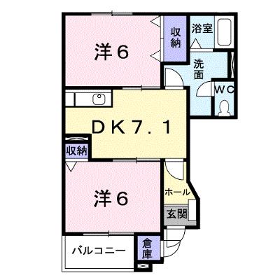 パルテールＡ 102【管理NO：1-010643001-01020】 ★家具家電は申し込み後に搬入します★の物件画像
