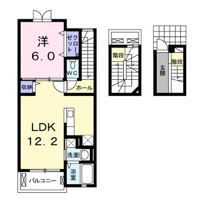 ＡＫＡＮＥ 302【管理NO：1-020094301-03020】 ★家具家電は申し込み後に搬入します★の物件画像