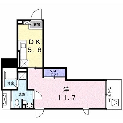グランコーナ高崎 402【管理NO：1-020189301-04020】 ★家具家電は申し込み後に搬入します 2026年08月下旬入居可能の物件画像