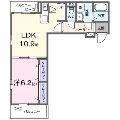 モンマルト 102【管理NO：1-028206101-01020】 ★家具家電は申し込み後に搬入します 2026年12月上旬入居可能の物件画像
