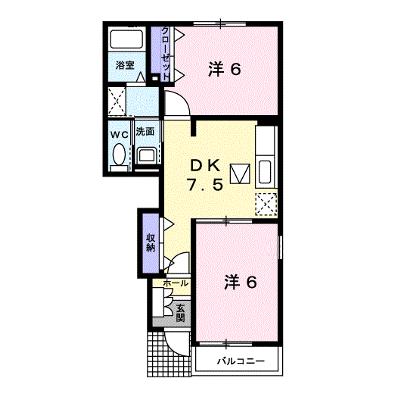 アフェットＡ 104【管理NO：1-012945401-01040】 ★家具家電は申し込み後に搬入します 2026年08月下旬入居可能の物件画像