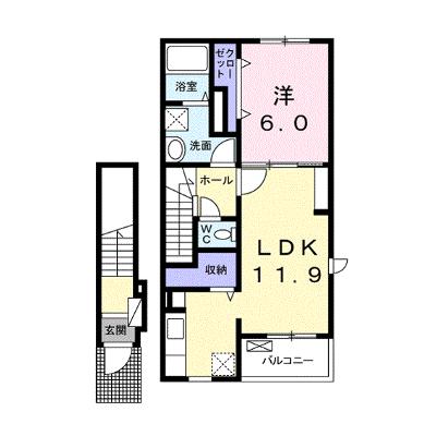 プランドール 204【管理NO：1-021797601-02040】 ★家具家電は申し込み後に搬入します 2026年08月下旬入居可能の物件画像