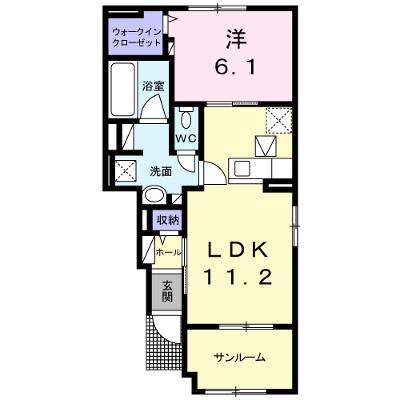 プラシードＫ　Ｂ 104【管理NO：1-025136402-01040】 ★家具家電は申し込み後に搬入します★ ★2026年10月中旬入居可能★の物件画像