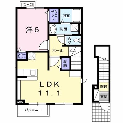 プリミエール西都賀 202【管理NO：1-021159601-02020】 ★家具家電は申し込み後に搬入します 2026年08月上旬入居可能の物件画像