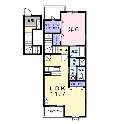 アンソレイエ 203【管理NO：1-013846101-02030】 ★家具家電は申し込み後に搬入します 2026年08月下旬入居可能の物件画像