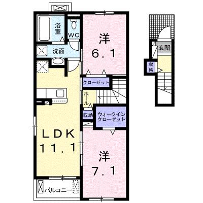 グランツリーベ　Ⅰ 204【管理NO：1-026390601-02040】 ★家具家電は申し込み後に搬入します 2026年09月下旬入居可能の物件画像