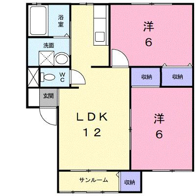 サンヴェレッヂＫ２ 102【管理NO：1-004680001-01020】 ★家具家電は申し込み後に搬入します 2026年07月下旬入居可能の物件画像