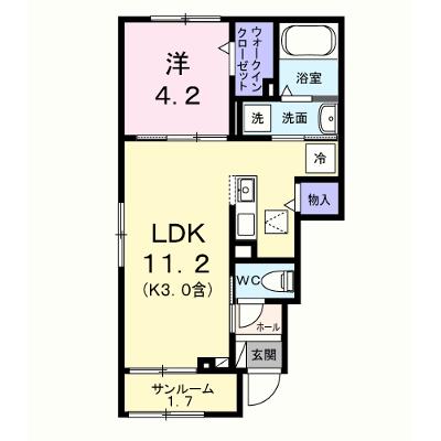 ソフィアツー 101【管理NO：1-028444801-01010】 ★家具家電は申し込み後に搬入します 2027年01月下旬入居可能の物件画像