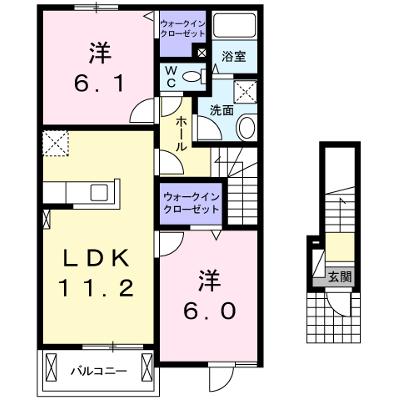 Ｂｌａｎｃ－ｍａｉｓｏｎ 202【管理NO：1-020086001-02020】 ★家具家電は申し込み後に搬入します★ ★2026年10月中旬入居可能★の物件画像