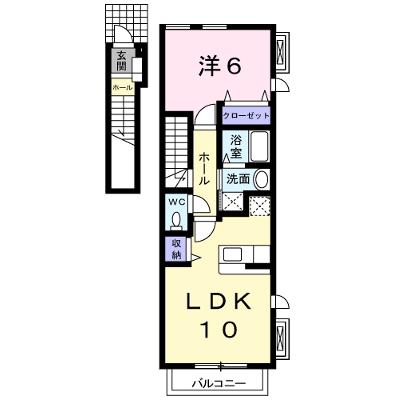 シュティル・ブリーゼⅡ 201【管理NO：1-014352502-02010】 ★家具家電は申し込み後に搬入します 2026年08月下旬入居可能の物件画像