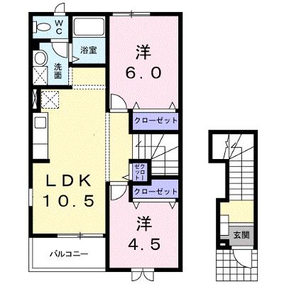 ラ・エスティーム 201【管理NO：1-012275001-02010】 ★家具家電は申し込み後に搬入します★の物件画像