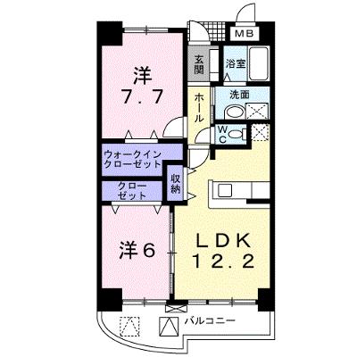 ジェルメ・アンジュ 507【管理NO：1-012788901-05060】 ★家具家電は申し込み後に搬入します★の物件画像