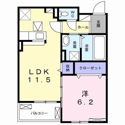 スマイルタナカＡ 102【管理NO：1-024731701-01020】 ★家具家電は申し込み後に搬入します★ ★2026年09月中旬入居可能★の物件画像