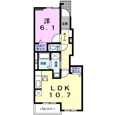 アンシャンテ 102【管理NO：1-015596101-01020】 ★家具家電は申し込み後に搬入します★ ★2026年08月中旬入居可能★の物件画像