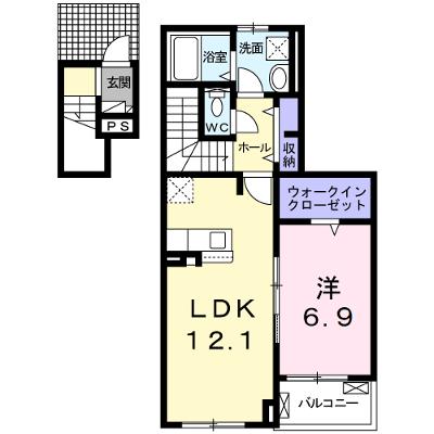 フィーゴ南風 203【管理NO：1-025066801-02030】 ★家具家電は申し込み後に搬入します 2026年08月下旬入居可能の物件画像