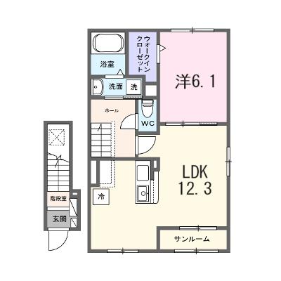 浄雲五番館 204【管理NO：1-028393301-02040】 ★家具家電は申し込み後に搬入します 2026年12月下旬入居可能の物件画像