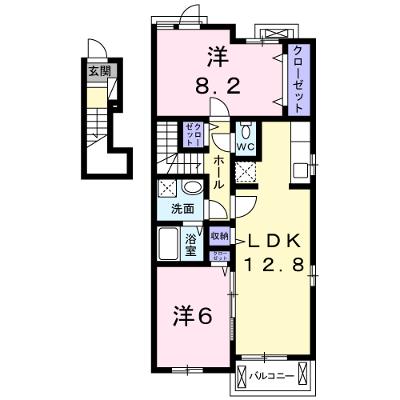 ベル・フィオ－レ 201【管理NO：1-018733801-02010】 ★家具家電は申し込み後に搬入します 2026年09月中旬入居可能の物件画像