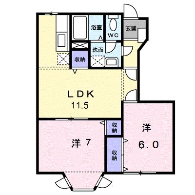 ル・プレンシュルＡ 103【管理NO：1-009540502-01030】 ★家具家電は申し込み後に搬入します 2026年08月下旬入居可能の物件画像