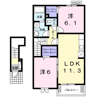 アンジール 203【管理NO：1-018014601-02030】 ★家具家電は申し込み後に搬入します 2026年08月中旬入居可能の物件画像