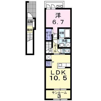 バンデ　ハルト 205【管理NO：1-018528501-02040】 ★家具家電は申し込み後に搬入します 2026年07月下旬入居可能の物件画像