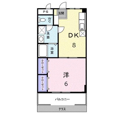 カンパーニュ塩上　Ⅰ 102【管理NO：1-007826201-01020】 ★家具家電は申し込み後に搬入しますの物件画像