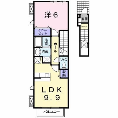 スノーフレーク・アイ 205【管理NO：1-015541901-02050】 ★家具家電は申し込み後に搬入します 2026年08月下旬入居可能の物件画像