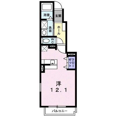パストラーレ道後Ｃ 105【管理NO：1-014279703-01040】 ★家具家電は申し込み後に搬入します★の物件画像