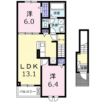 シャルマンⅣ 202【管理NO：1-026777201-02020】 ★家具家電は申し込み後に搬入します 2026年08月下旬入居可能の物件画像