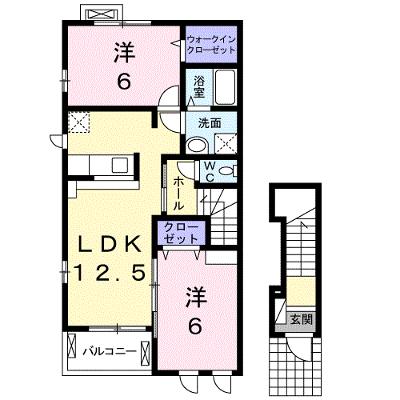 アンソレイユＡ 201【管理NO：1-018104101-02010】 ★家具家電は申し込み後に搬入します★ ★2026年09月中旬入居可能★の物件画像