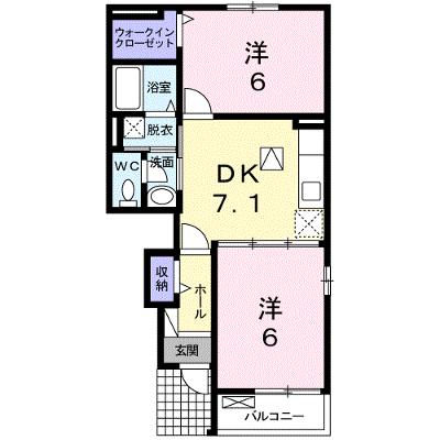 エスペランサＢ 103【管理NO：1-016699502-01030】 ★家具家電は申し込み後に搬入します★の物件画像