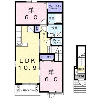 ルミエール　Ｂ 201【管理NO：1-022324502-02010】 ★家具家電は申し込み後に搬入します★の物件画像