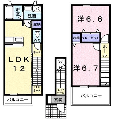 アパートメント・ベティＣ 204【管理NO：1-012398601-02040】 ★家具家電は申し込み後に搬入しますの物件画像