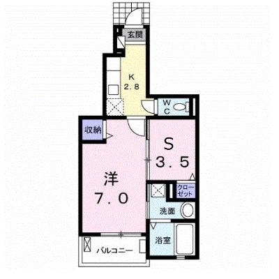 ＹＡＭＡＴＯ　Ⅳ 104【管理NO：1-023090502-01040】 ★家具家電は申し込み後に搬入します 2026年07月下旬入居可能の物件画像