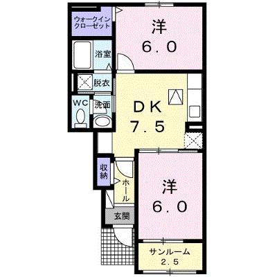 ソレイユ　オオサキ　Ⅱ 103【管理NO：1-019671401-01030】 ★家具家電は申し込み後に搬入します★ ★2026年08月上旬入居可能★の物件画像