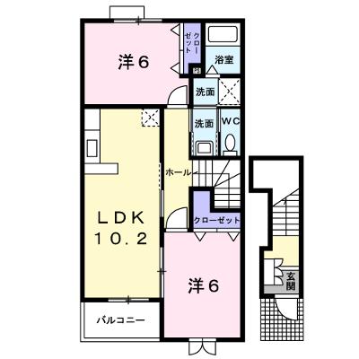コメット丘 202【管理NO：1-014630801-02020】 ★家具家電は申し込み後に搬入します★ ★2026年09月下旬入居可能★の物件画像