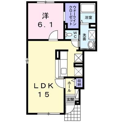 ＶＩＶＡＣＥⅡ 101【管理NO：1-019737802-01010】 ★家具家電は申し込み後に搬入します★の物件画像
