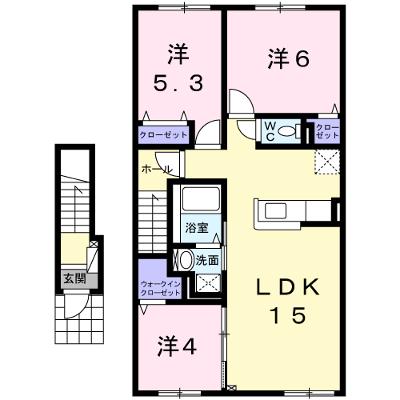 ボヌール・デ・ラ・メゾンⅡ 202【管理NO：1-021464002-02020】 ★家具家電は申し込み後に搬入します 2026年09月中旬入居可能の物件画像