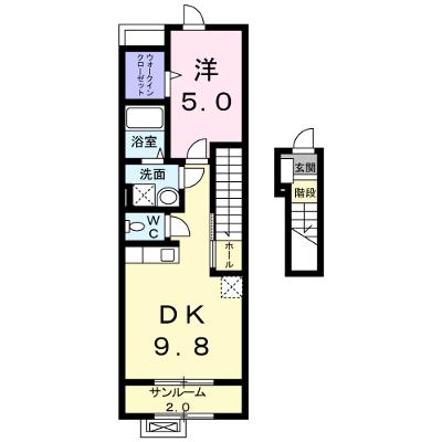 ビブレ・パルク　Ⅱ 204【管理NO：1-017279902-02040】 ★家具家電は申し込み後に搬入します 2026年08月下旬入居可能の物件画像
