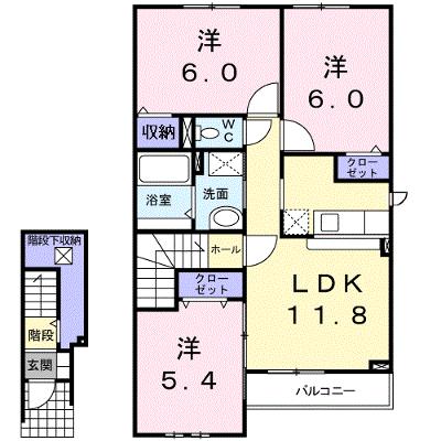 マリンコート・コスモス 204【管理NO：1-015828301-02040】 ★家具家電は申し込み後に搬入します★ ★2026年09月中旬入居可能★の物件画像
