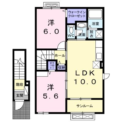 ファイン・プロムナードＢ 203【管理NO：1-022544202-02030】 ★家具家電は申し込み後に搬入します★ ★2026年09月上旬入居可能★の物件画像