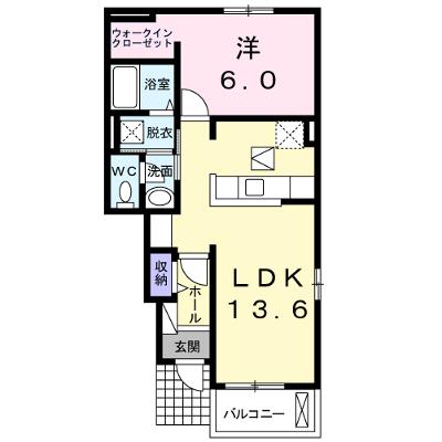 ラ・フォートⅤ 103【管理NO：1-019034501-01030】 ★家具家電は申し込み後に搬入します★ ★2026年10月中旬入居可能★の物件画像