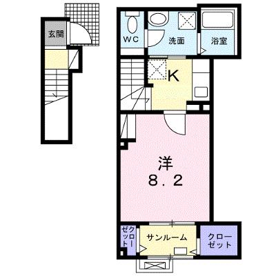 アルテミシアⅡ 203【管理NO：1-026000302-02030】 ★家具家電は申し込み後に搬入します 2026年08月下旬入居可能の物件画像