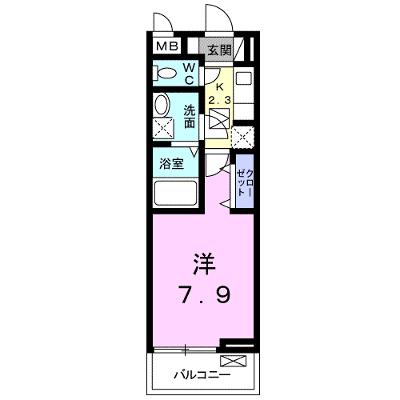 コモディ　モンテ 103【管理NO：1-023565001-01030】 ★家具家電は申し込み後に搬入します 2026年12月中旬入居可能の物件画像