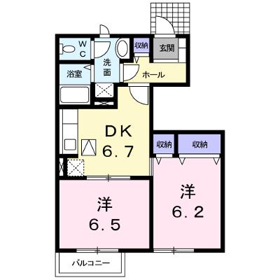 プルメリアＤ 103【管理NO：1-010631601-01030】 ★家具家電は申し込み後に搬入します★ ★2026年08月下旬入居可能★の物件画像