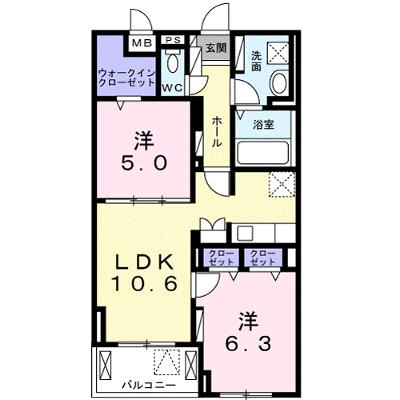 コントレイル 103【管理NO：1-026104201-01030】 ★家具家電は申し込み後に搬入します 2026年09月上旬入居可能の物件画像