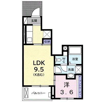 サニーフィールドⅤ 102【管理NO：1-022250305-01020】 ★家具家電は申し込み後に搬入します 2026年08月下旬入居可能の物件画像