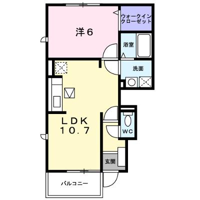 サンライズ　Ⅱ 101【管理NO：1-013055302-01010】 ★家具家電は申し込み後に搬入します 2026年08月下旬入居可能の物件画像