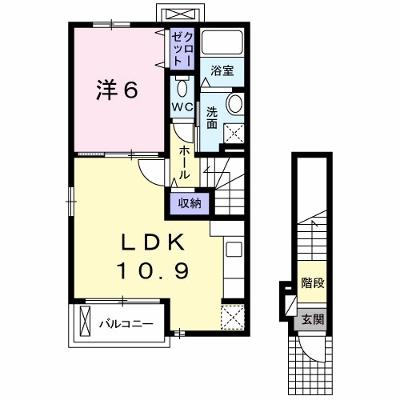 アロッジオ 201【管理NO：1-020238001-02010】 ★家具家電は申し込み後に搬入します★ ★2026年10月中旬入居可能★の物件画像